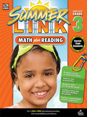 cover image of Math Plus Reading Workbook: Summer Before Grade 3
